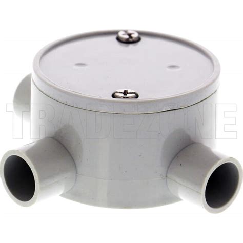 shallow round junction box